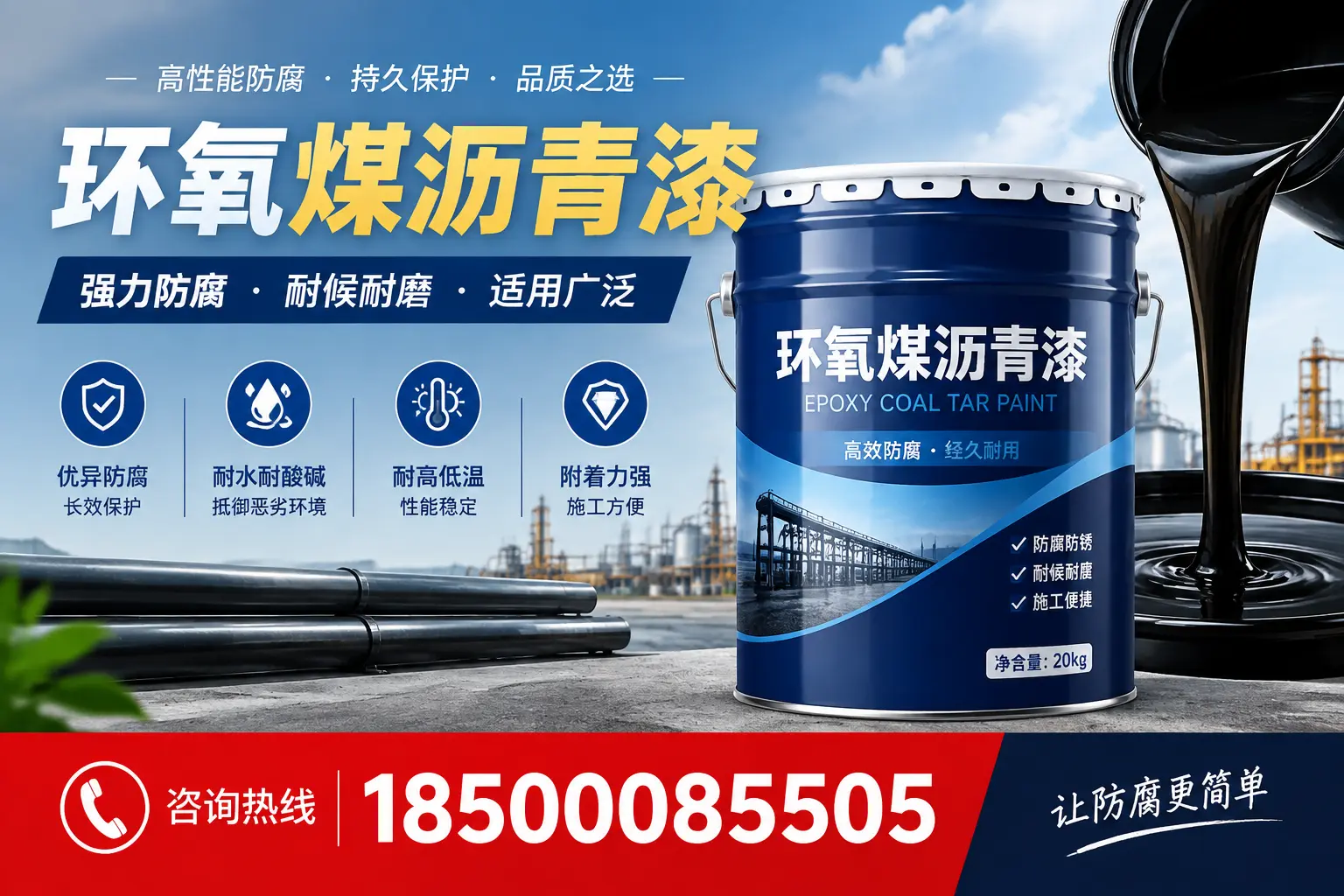 环氧煤沥青漆在不同气候条件下的表现分析，海西适用性